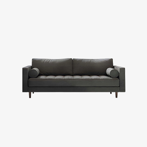 Muebles modernos estilo italiano moderno sofá de tela de 3 plazas