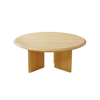 Mesa de centro minimalista de madera maciza para juegos de muebles de sala de estar