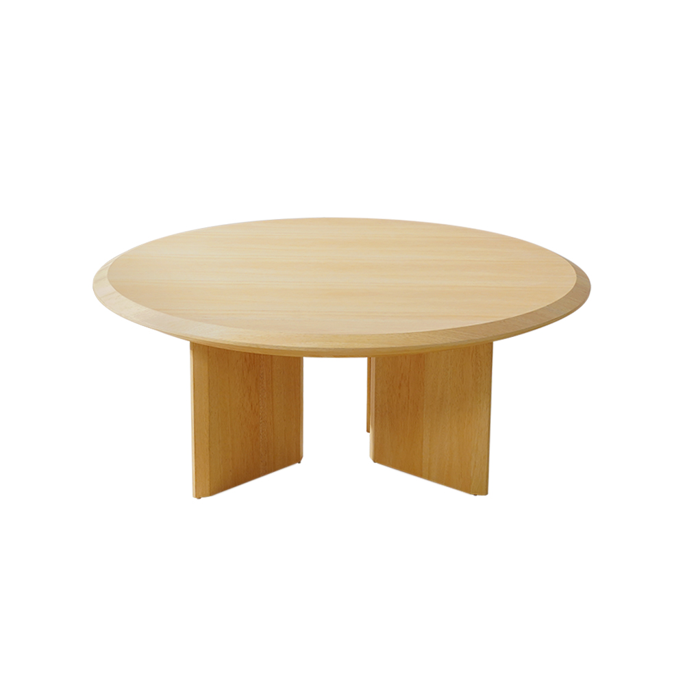 Mesa de centro minimalista de madera maciza para juegos de muebles de sala de estar