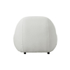 Sillón interior lavable extraíble para muebles de sala de estar, dormitorio, blanco