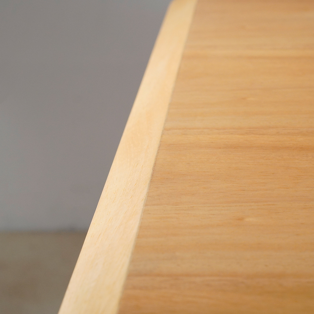 Juego de mesa de comedor de madera cuadrada minimalista para 4 personas