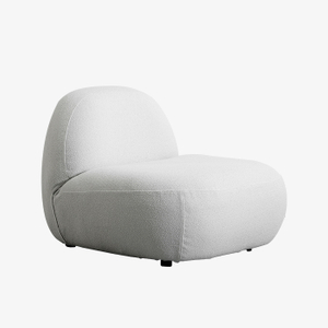 Sillón interior lavable extraíble para muebles de sala de estar, dormitorio, blanco