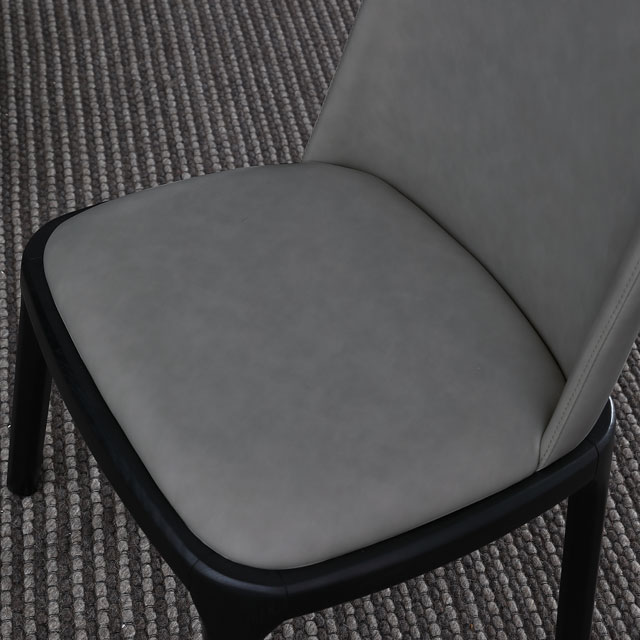 Metal Frame Upholstered Leather Chair