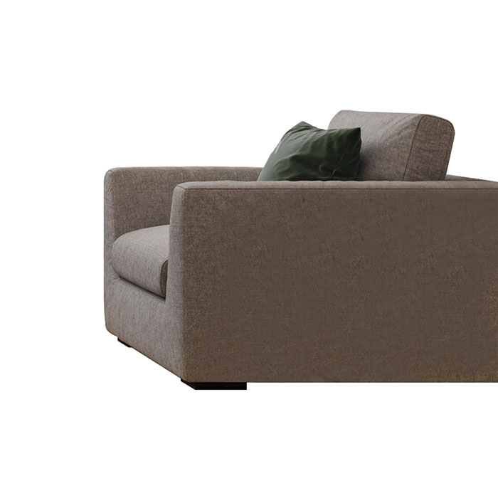 Salón moderno sofá chaise de 3 plazas 