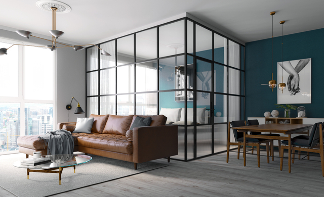 Conjunto de sofás de cuero moderno, sofás Loveseat de lujo con chaise