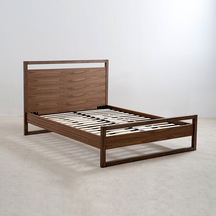 Marco de cama Queen King de madera con cabecera