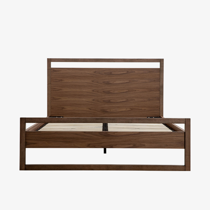 Marco de cama Queen King de madera con cabecera