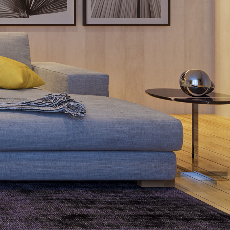 Sofá de sala de estar combinado minimalista