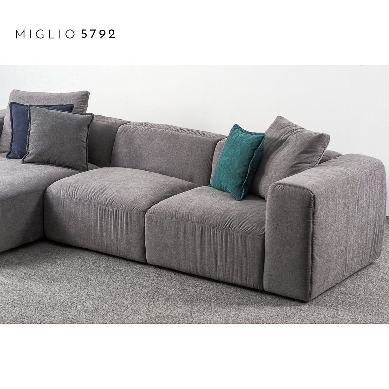 conjunto de sof&aacute;s grises