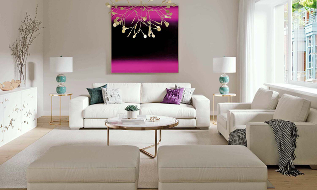 Sofá italiano de 3 plazas para salón