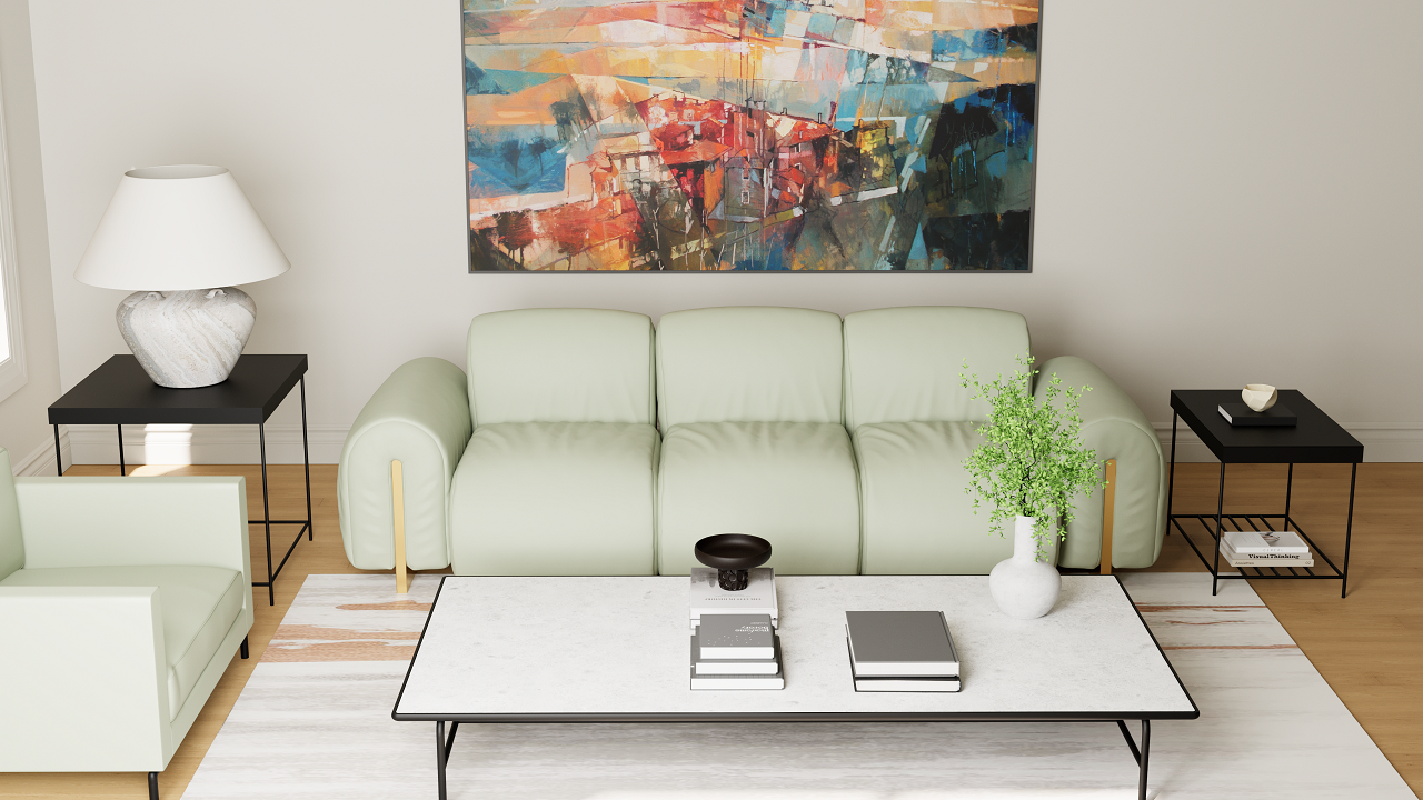 sof&aacute; con reposabrazos extra&iacute;ble